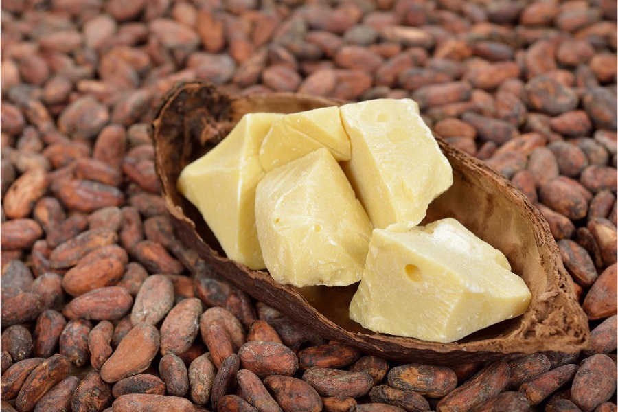 Masło kakaowe do włosów niskoporowatych