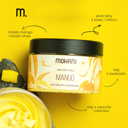 Ujędrniający mus mango Mohani do ciała 200 ml