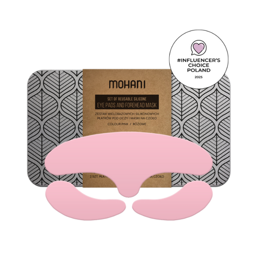 Zestaw wielorazowych silikonowych płatków + maska