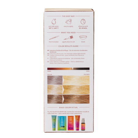 Henna do włosów Khadi – Jasny Blond