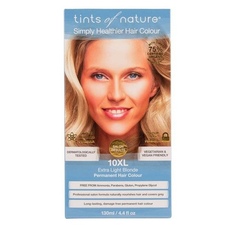Naturalna farba do włosów Tints of Nature – 10XL Bardzo jasny blond