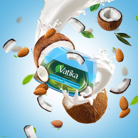 Vatika Krem do stylizacji włosów Kokos-Henna-Migdał 210ml