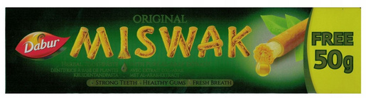 Ziołowa pasta do zębów Dabur - z wyciągiem z Miswak