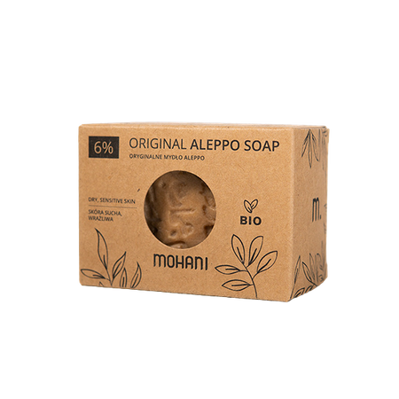 Mydło Aleppo BIO oliwkowo-laurowe 6% Mohani