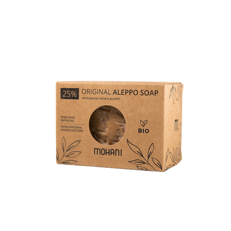 Mydło Aleppo BIO oliwkowo-laurowe 25% Mohani