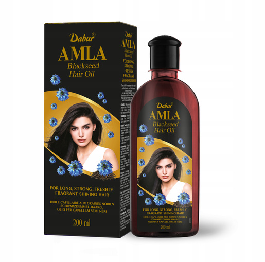 Olejek Dabur Amla z organiczną czarnuszką 200ml