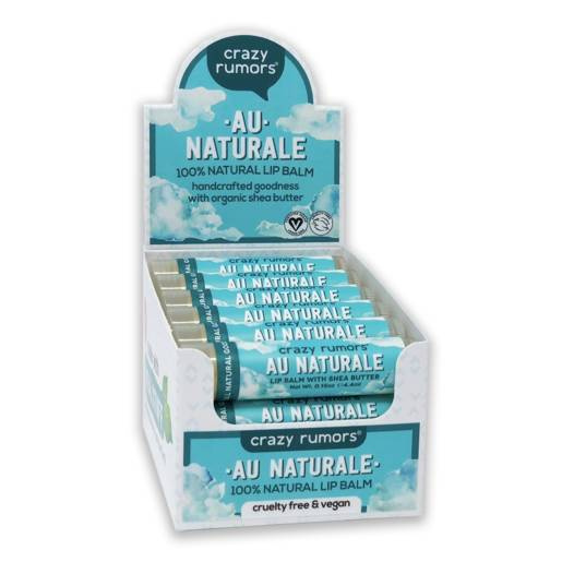 Naturalny balsam do ust Crazy Rumors – Au Naturale - 10+2 GRATIS