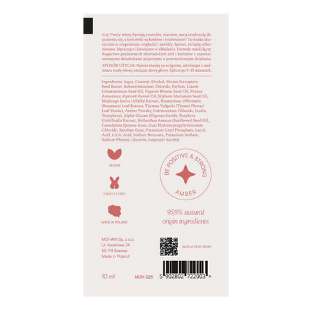 Saszetka - Maska do wlosów Jutrzenka 10ml