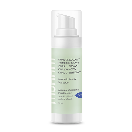 Regenerująco-złuszczające serum do twarzy pięć kwasów AHA