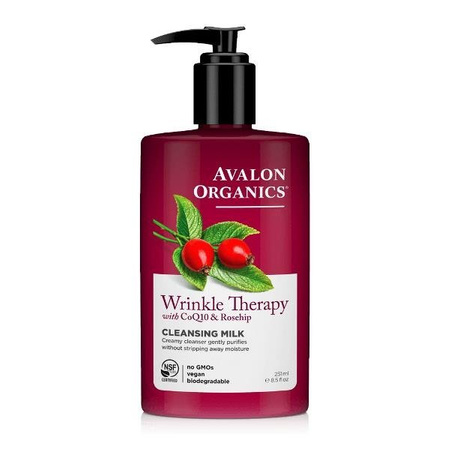 Oczyszczające mleczko do twarzy z koenzymem Q10 Avalon Organic, ważność: 04.05.2025