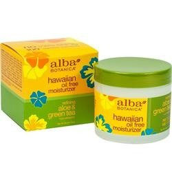 Nawilżający krem do twarzy oil–free Alba Botanica – Aloes i Zielona Herbata