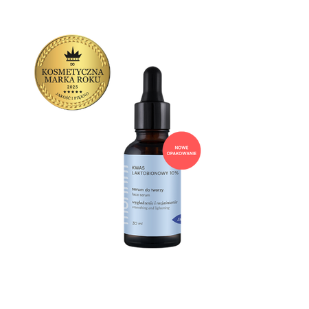 Rozjaśniające serum z kwasem laktobionowym 10% Mohani