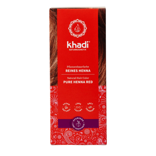 Henna do włosów Khadi – Naturalna Czerwona