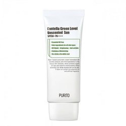 Bezzapachowy krem przeciwsłoneczny Purito - Centella Green Level Unscented Sun SPF50+ PA++++