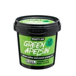 Modelujący scrub do ciała z zieloną kawą Beauty Jar - Green Apelsin