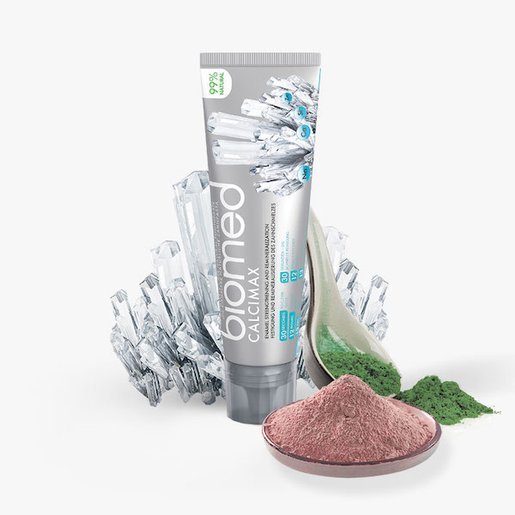 Wzmacniająca pasta do zębów Calcimax Biomed Splat - wzmocnienie szkliwa i dziąseł