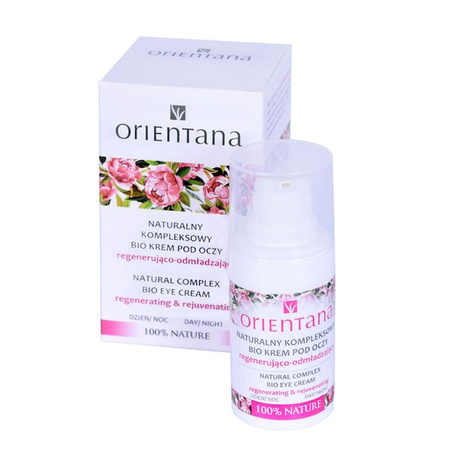  Naturalny krem pod oczy Orientana - regenerująco-odmładzający 
