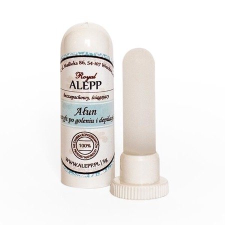 Bezzapachowy sztyft Ałun po goleniu i depilacji Royal Alepp 5 g