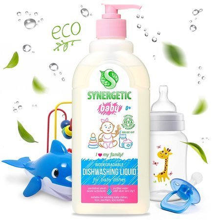 Biodegradowalny płyn do mycia naczyń i akcesoriów dla niemowląt 0,5L