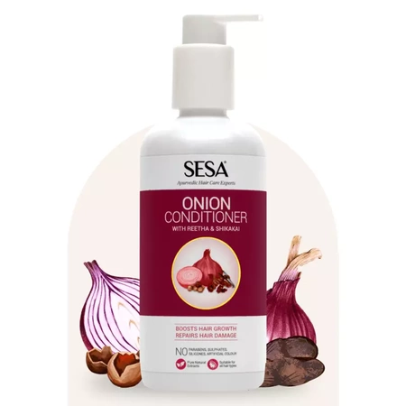 Cebulowa odżywka do włosów SESA Reetha & Shikakai 300ml  (Data Ważności: 2023/08/31)