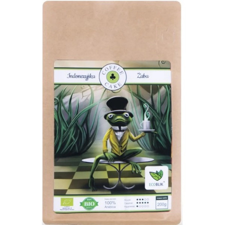 Kawa Arabica Indonezyjska Żaba EKO 200g