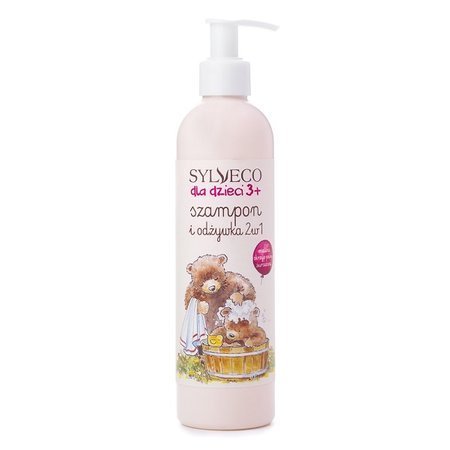 Łagodny szampon i odżywka dla dzieci 2w1 300ml