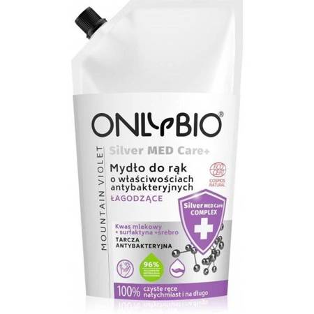 Łagodzące mydło do rąk o właściwościach antybakteryjnych OnlyBio – Silver Med Care+ - opakowanie uzupełniające REFILL