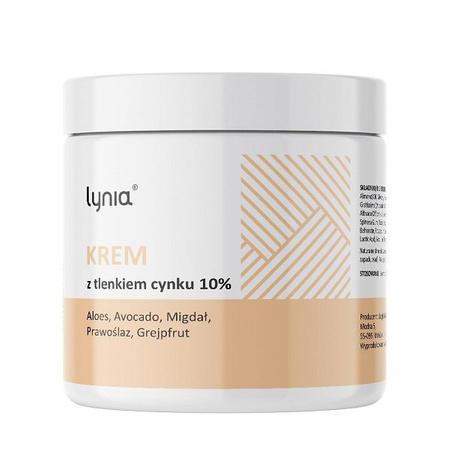 Łagodzący krem z tlenkiem cynku 10% Lynia