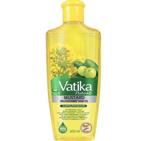 Łagodzący olejek do włosów Vatika- Musztardowy 200ml