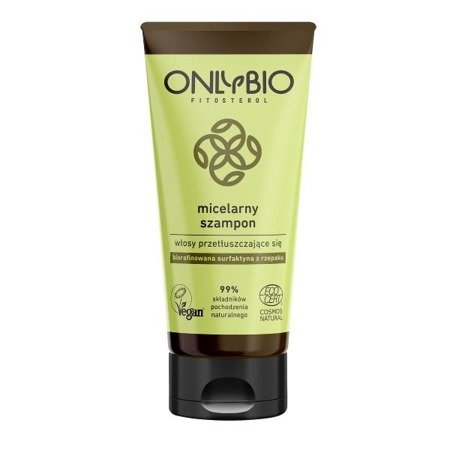 Micelarny szampon do włosów przetłuszczających się OnlyBio – tuba