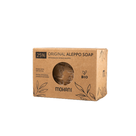 Mydło Aleppo BIO oliwkowo-laurowe 25% Mohani