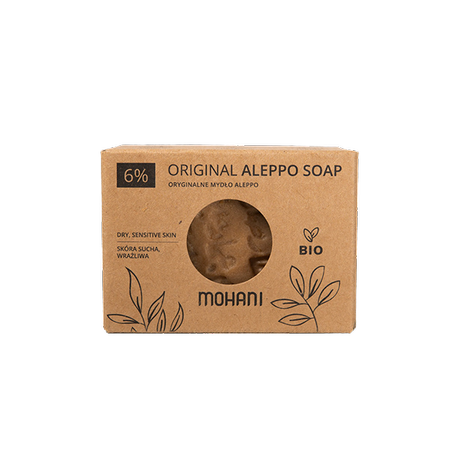 Mydło Aleppo BIO oliwkowo-laurowe 6% Mohani