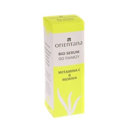 Naturalne BIO serum do twarzy Orientana - Witamina C & morwa 