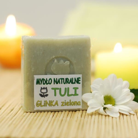 Naturalne mydełko z Zieloną Glinką Tuli