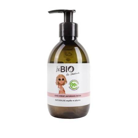Naturalne mydło w płynie BeBIO – Chia i kwiat japońskiej wiśni