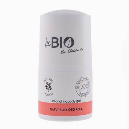 Naturalny dezodorant roll-on BeBIO – Granat i jagody goji