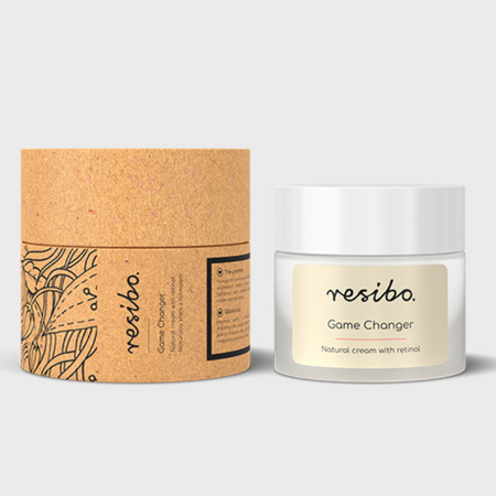 Naturalny krem z retinolem Resibo - GAME CHANGER Data ważności: 31.10.2022
