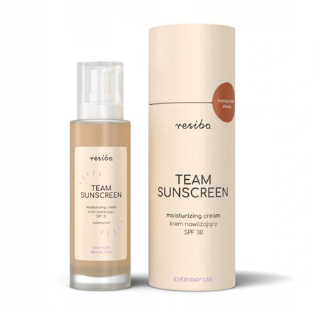 Nawilżający krem do twarzy SPF30- TEAM SUNSCREEN