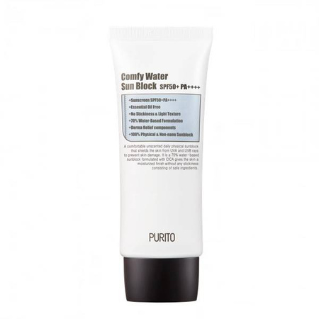 Nawilżający krem przeciwsłoneczny Purito - Comfy Water Sun Block SPF50+ PA++++