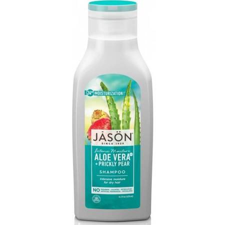 Nawilżający szampon do włosów suchych Jason – aloes 80% i opuncja