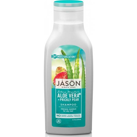 Nawilżający szampon do włosów suchych Jason – aloes 80% i opuncja