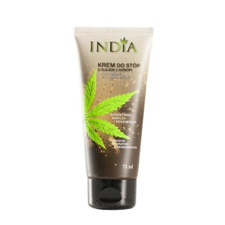 Ochronny krem do stóp z olejem z konopi India Cosmetics
