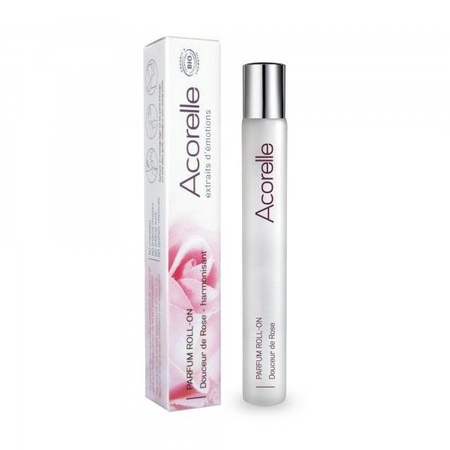 Organiczna woda perfumowana roll-on Acorelle - Róża