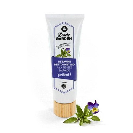 Organiczny balsam oczyszczający do twarzy z bratkiem Beauty Garden