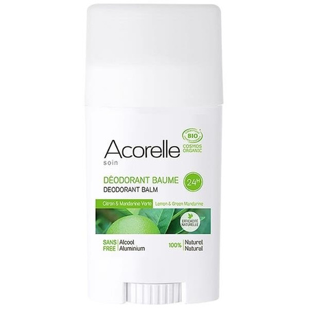 Organiczny dezodorant w sztyfcie Acorelle – cytryna i zielona mandarynka