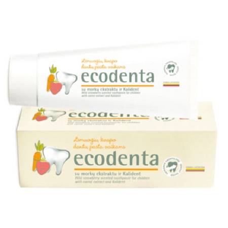 Pasta do zębów dla dzieci o smaku poziomki EcoDenta