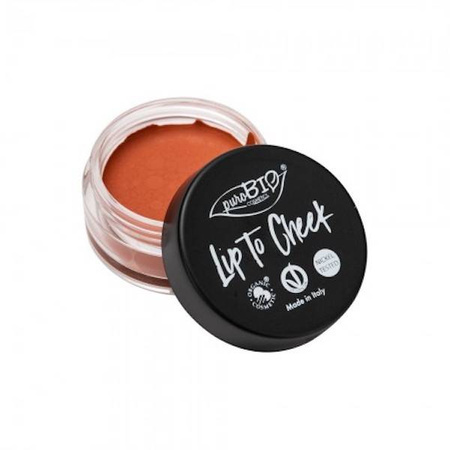 Pomadka i róż 2w1 Lip to cheek PuroBio – 01 Carrot