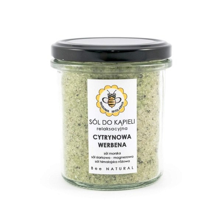 Relaksacyjna sól do kąpieli Miodowa Mydlarnia-Cytrynowa Werbena