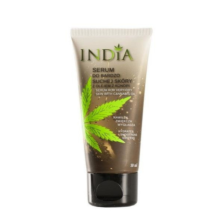 Serum do bardzo suchej skóry twarzy i ciała z olejem z konopi India Cosmetics
