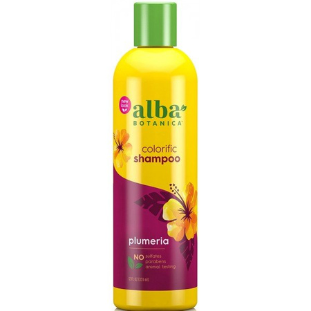 Szampon do włosów farbowanych Alba Botanica – Kolorowa Plumeria